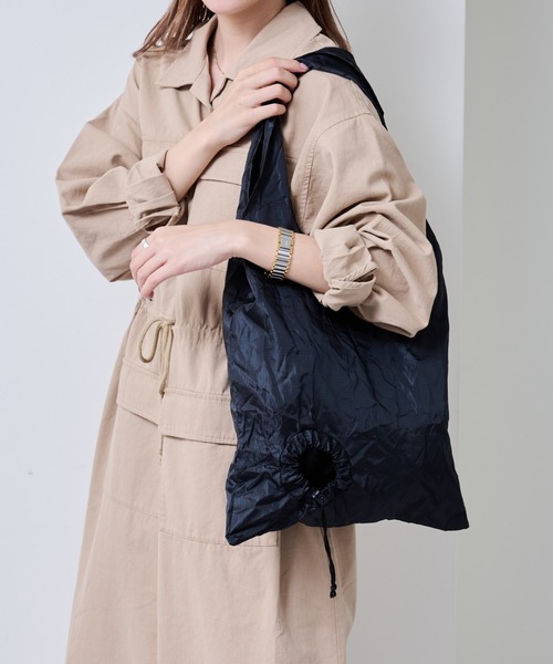 COLONY 2139（コロニートゥーワンスリーナイン）の「ボール型エコバッグ（エコバッグ/サブバッグ・レディース・ブラック・FREE）」の7枚目の写真