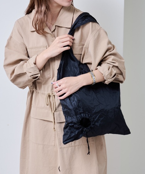 COLONY 2139（コロニートゥーワンスリーナイン）の「ボール型エコバッグ（エコバッグ/サブバッグ・レディース・ブラック・FREE）」の8枚目の写真