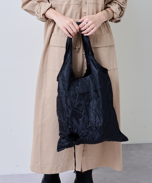 COLONY 2139（コロニートゥーワンスリーナイン）の「ボール型エコバッグ（エコバッグ/サブバッグ・レディース・ブラック・FREE）」の5枚目の写真