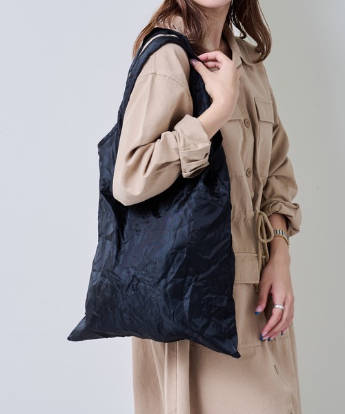 COLONY 2139（コロニートゥーワンスリーナイン）の「ボール型エコバッグ（エコバッグ/サブバッグ・レディース・ブラック・FREE）」の10枚目の写真