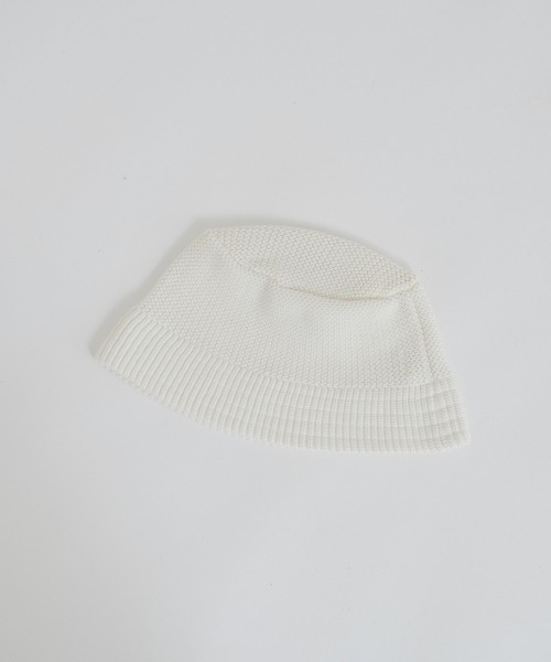 WHIMSIC(ウィムジック)の「【WHIMSIC】ニットバケットハット(ハット・レディース・ブラック/ベージュ/ホワイト・FREE)」の8枚目の写真