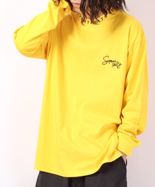 RE730（アールイーセブンサーティー）の「RE730 ボックス ロングスリーブ ワイドTシャツ（Tシャツ/カットソー・メンズ・ホワイト/イエロー/ブラック/ホワイト系その他/イエロー系その他/ブラック系その他・M/L）」の6枚目の写真