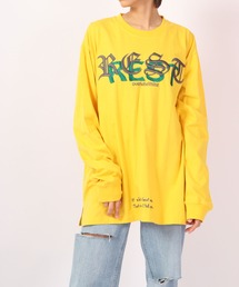 RE730 ボックス ロングスリーブ ワイドTシャツ