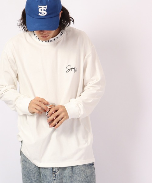 RE730（アールイーセブンサーティー）の「RE730 ボックス ロングスリーブ ワイドTシャツ（Tシャツ/カットソー・メンズ・ホワイト/イエロー/ブラック/ホワイト系その他/イエロー系その他/ブラック系その他・M/L）」の16枚目の写真