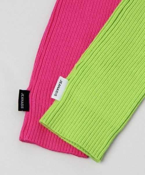 JEANASIS(ジーナシス)の「カラーアームウォーマー/122883(アームカバー・レディース・ピンク/グリーン/アイボリー・FREE)」の6枚目の写真