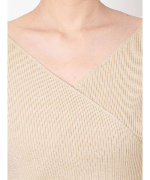 RESEXXY（リゼクシー）の「ペプラムデザインニットトップス【セットアップ着用可能】（ニット/セーター・レディース・ブラック/ベージュ/ピンク・FREE）」の21枚目の写真