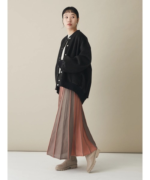 CRAFT STANDARD BOUTIQUE（クラフトスタンダードブティック）の「エッグブルゾン　＊◆（ブルゾン・レディース・ブラック/ナチュラル・FREE）」の6枚目の写真