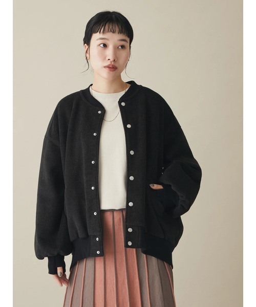 CRAFT STANDARD BOUTIQUE（クラフトスタンダードブティック）の「エッグブルゾン　＊◆（ブルゾン・レディース・ブラック/ナチュラル・FREE）」の11枚目の写真