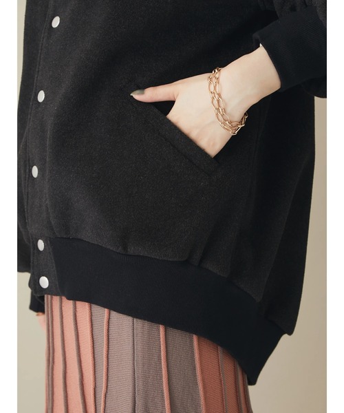 CRAFT STANDARD BOUTIQUE（クラフトスタンダードブティック）の「エッグブルゾン　＊◆（ブルゾン・レディース・ブラック/ナチュラル・FREE）」の18枚目の写真