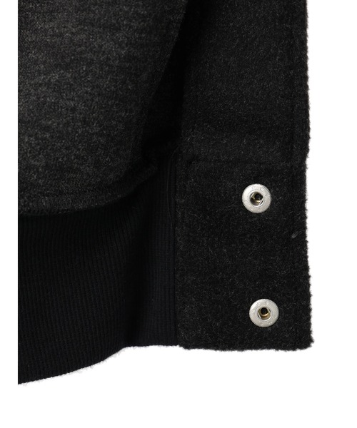 CRAFT STANDARD BOUTIQUE（クラフトスタンダードブティック）の「エッグブルゾン　＊◆（ブルゾン・レディース・ブラック/ナチュラル・FREE）」の5枚目の写真