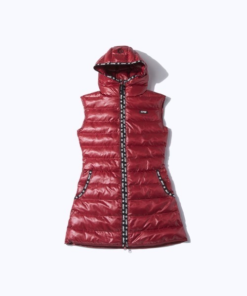 CPG GOLF（シーピージーゴルフ）の「Cotton dress（中綿ワンピース）（ジャンパースカート・レディース・ブラック/グレー/レッド・SMALL/MEDIUM/LARGE）」の10枚目の写真