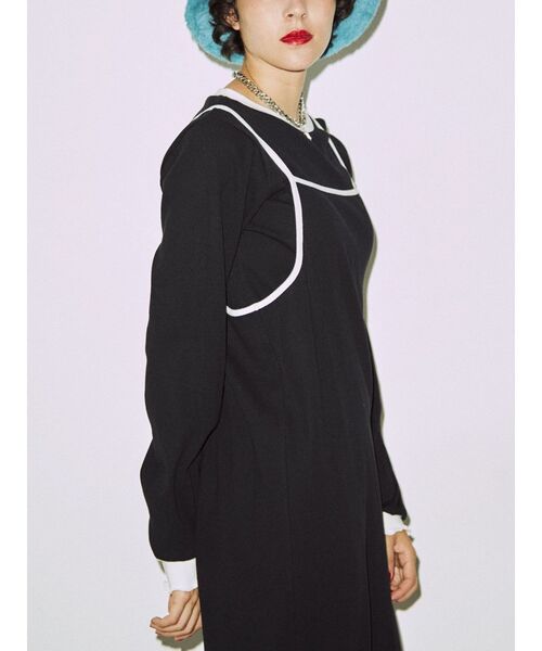 jouetie（ジュエティ）の「レイヤードカットワンピース（ワンピース・レディース・ブラック/ピンク/ブルー・MEDIUM）」の4枚目の写真