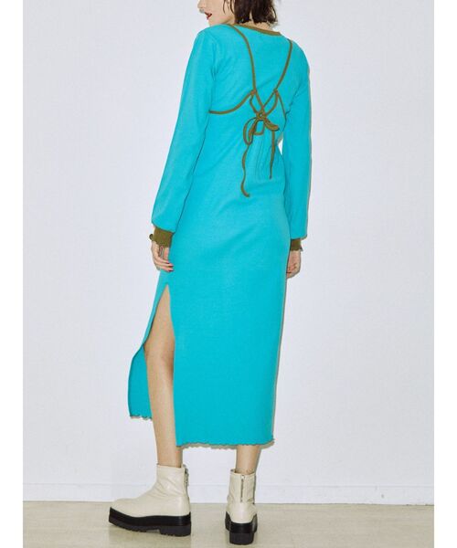 jouetie（ジュエティ）の「レイヤードカットワンピース（ワンピース・レディース・ブラック/ピンク/ブルー・MEDIUM）」の14枚目の写真