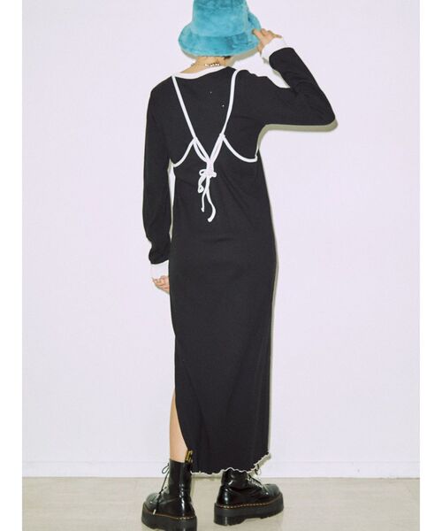 jouetie（ジュエティ）の「レイヤードカットワンピース（ワンピース・レディース・ブラック/ピンク/ブルー・MEDIUM）」の2枚目の写真