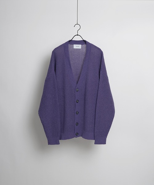 Confirm(コンファーム)の「畦編み オーバーニットカラーカーディガン / ルーズシルエット【Confirm】(カーディガン/ボレロ・メンズ・グレー/ナチュラル/オリーブ/ブラック/グリーン/イエロー/パープル・FREE)」の15枚目の写真