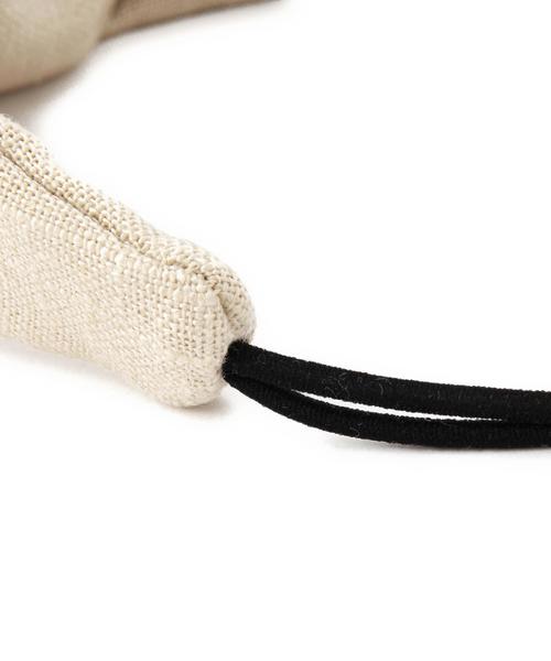 BEAUTY&YOUTH UNITED ARROWS（ビューティーアンドユースユナイテッドアローズ）の「BYSFN リネン ヘアバンド◆（ヘアバンド・レディース・ベージュ/ネイビー・フリー）」の8枚目の写真