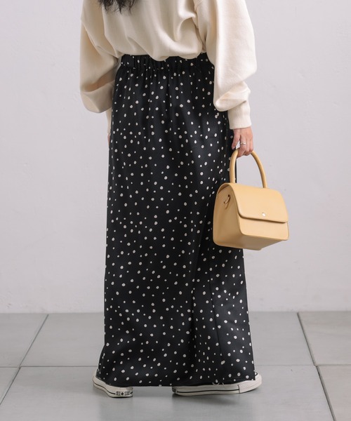 CIAOPANIC TYPY（チャオパニックティピー）の「■【2WAY】シルエットサテンスカート（スカート・レディース・ブラウン/イエロー/ブラック/ブルー・ONE SIZE）」の17枚目の写真