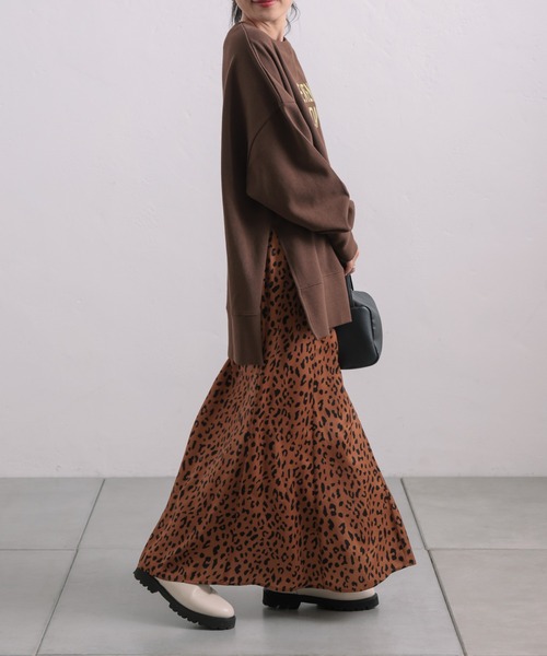 CIAOPANIC TYPY（チャオパニックティピー）の「■【2WAY】シルエットサテンスカート（スカート・レディース・ブラウン/イエロー/ブラック/ブルー・ONE SIZE）」の7枚目の写真