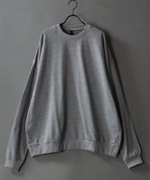 SITRY（シトリー）の「wide silhouette brushed lining sweat shirt/ワイドシルエット 裏起毛 スウェット シャツ/トレーナー（スウェット・メンズ）」