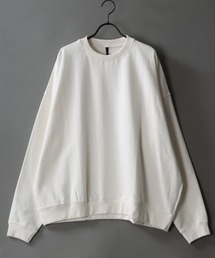 SITRY | wide silhouette brushed lining sweat shirt/ワイドシルエット 裏起毛 スウェット シャツ/トレーナー(スウェット)