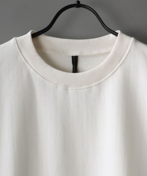 SITRY(シトリー)の「wide silhouette brushed lining sweat shirt/ワイドシルエット 裏起毛 スウェット シャツ/トレーナー(スウェット・メンズ・アッシュグレー/ブラック/ネイビー/グレー/オフホワイト/グリーン・M/XL/L)」の7枚目の写真