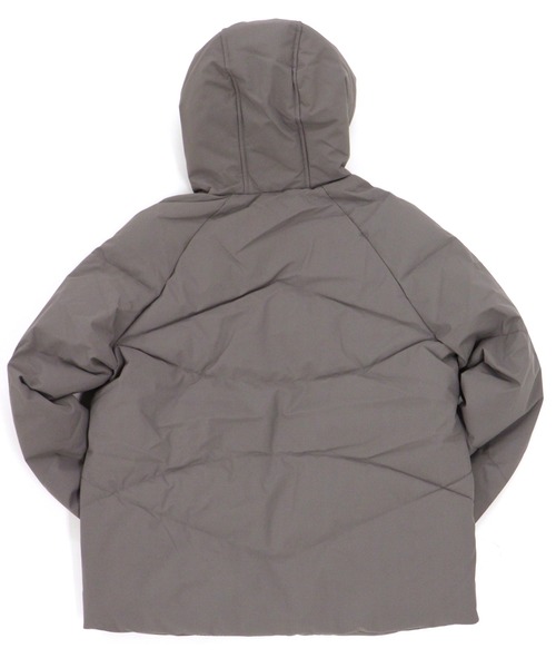 GIORDANO（ジョルダーノ）の「[ GIORDANO ]パデッドフードルーズジャケット | 撥水/防風（ダウンジャケット/コート・レディース・グレー/ベージュ・MEDIUM/LARGE/X-LARGE）」の3枚目の写真