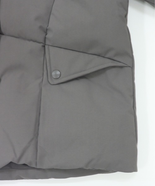 GIORDANO（ジョルダーノ）の「[ GIORDANO ]パデッドフードルーズジャケット | 撥水/防風（ダウンジャケット/コート・レディース・グレー/ベージュ・MEDIUM/LARGE/X-LARGE）」の6枚目の写真