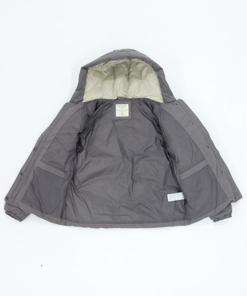 GIORDANO（ジョルダーノ）の「[ GIORDANO ]パデッドフードルーズジャケット | 撥水/防風（ダウンジャケット/コート・レディース・グレー/ベージュ・MEDIUM/LARGE/X-LARGE）」の11枚目の写真