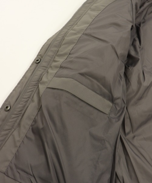 GIORDANO（ジョルダーノ）の「[ GIORDANO ]パデッドフードルーズジャケット | 撥水/防風（ダウンジャケット/コート・レディース・グレー/ベージュ・MEDIUM/LARGE/X-LARGE）」の8枚目の写真