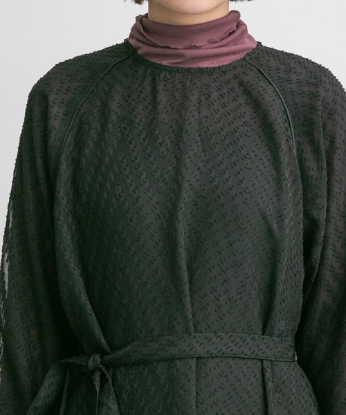 KBF（ケイビーエフ）の「シアージャガードロングワンピース（ワンピース・レディース・ブラック/オフホワイト・ONE）」の18枚目の写真