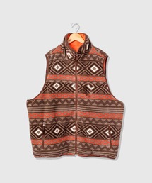 リバーシブル マイクロフリース ビッグ ベスト