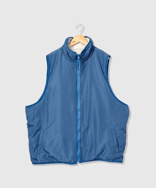 FUNALIVE（ファンアライブ）の「リバーシブル マイクロフリース ビッグ ベスト（ベスト・メンズ・オートミール/グリーン系その他/ブラウン系その他/ブラック・M/L/XL）」の6枚目の写真