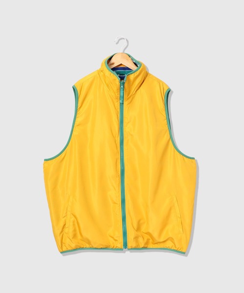 FUNALIVE（ファンアライブ）の「リバーシブル マイクロフリース ビッグ ベスト（ベスト・メンズ・オートミール/グリーン系その他/ブラウン系その他/ブラック・M/L/XL）」の7枚目の写真