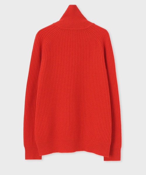 Paul Smith(ポールスミス)の「フィッシャーマンズリブ ジップアップニット / 223402 755X(ニット/セーター・メンズ・ホワイト/ブラック/ダークオレンジ・MEDIUM/LARGE/X-LARGE)」の9枚目の写真