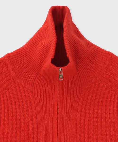 Paul Smith(ポールスミス)の「フィッシャーマンズリブ ジップアップニット / 223402 755X(ニット/セーター・メンズ・ホワイト/ブラック/ダークオレンジ・MEDIUM/LARGE/X-LARGE)」の7枚目の写真