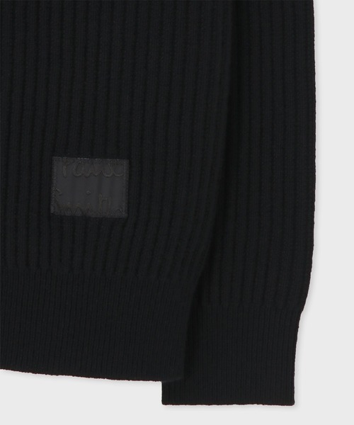 Paul Smith(ポールスミス)の「フィッシャーマンズリブ ジップアップニット / 223402 755X(ニット/セーター・メンズ・ホワイト/ブラック/ダークオレンジ・MEDIUM/LARGE/X-LARGE)」の5枚目の写真