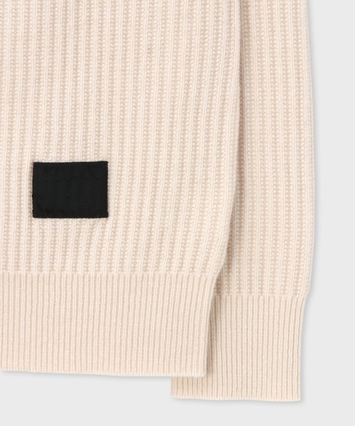 Paul Smith(ポールスミス)の「フィッシャーマンズリブ ジップアップニット / 223402 755X(ニット/セーター・メンズ・ホワイト/ブラック/ダークオレンジ・MEDIUM/LARGE/X-LARGE)」の11枚目の写真