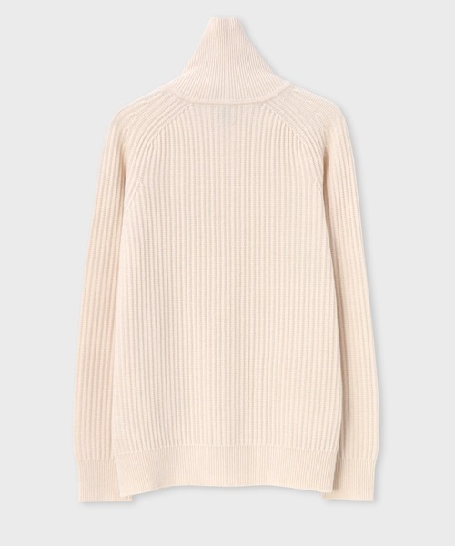 Paul Smith(ポールスミス)の「フィッシャーマンズリブ ジップアップニット / 223402 755X(ニット/セーター・メンズ・ホワイト/ブラック/ダークオレンジ・MEDIUM/LARGE/X-LARGE)」の12枚目の写真
