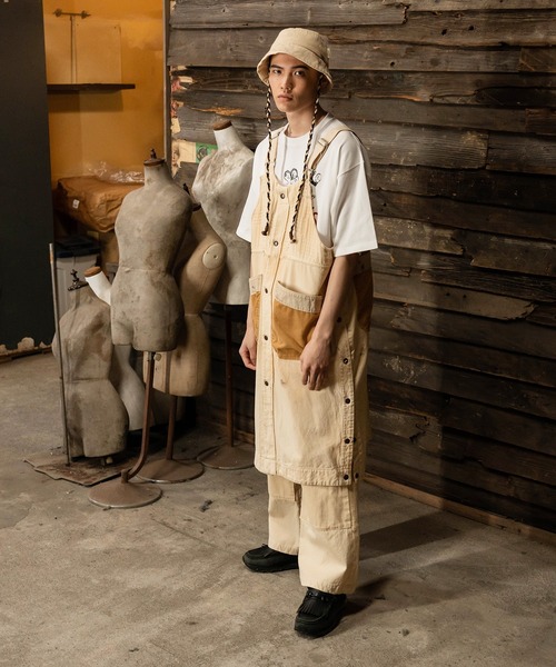 masterkey(マスターキー)の「masterkey マスターキー / GOOUT-VEST アウトドアエプロンロングベスト / MK23S-V-01(ベスト・メンズ・ベージュ系その他・FREE)」の21枚目の写真