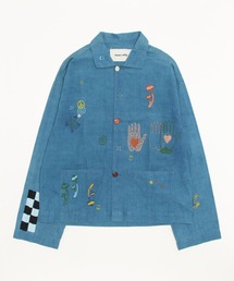 【STORY MFG】ストーリーエムエフジー 21AW SHORT ON TAIME JACKET INDIGO NICE TRIP