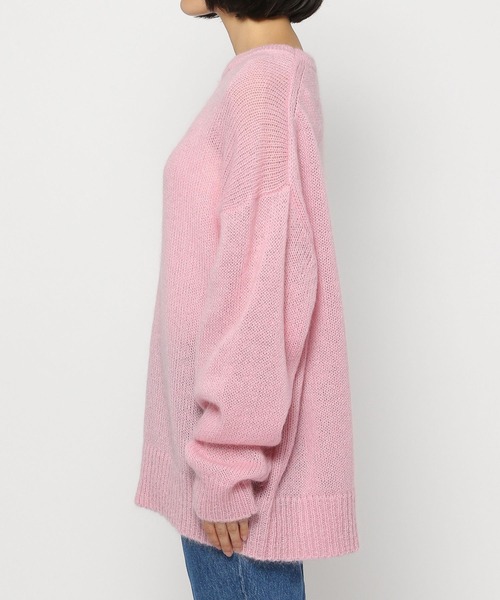 yuw（ユウ）の「モヘアクループルオーバー　172561（ニット/セーター・レディース・ブルー/ネイビー/イエロー/ピンク・FREE）」の22枚目の写真