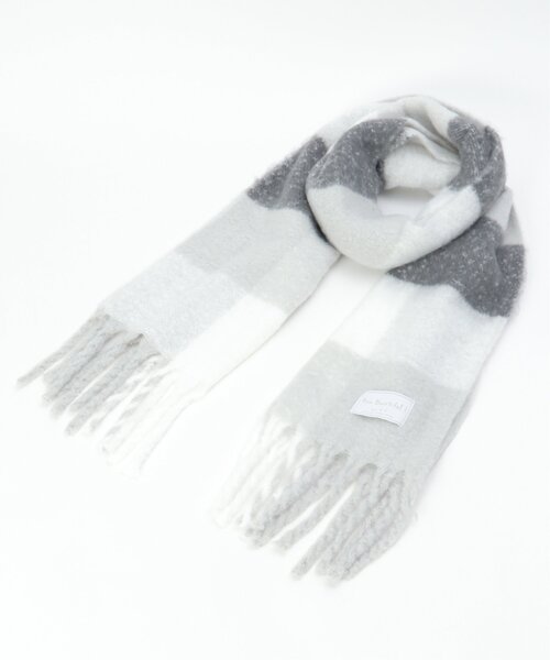 LBC(エルビーシー)の「ブロックチェックストール(ストール/ショール・レディース・ピンク系/オレンジ系/ベージュ/グレー/グリーン系・FREE)」の19枚目の写真