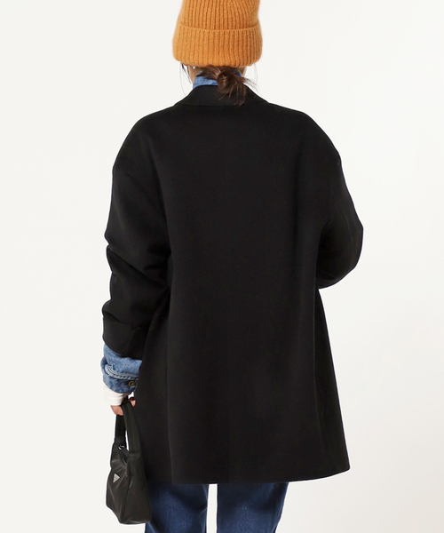 AP STUDIO✨オーバーサイズピーコート ブラック　ウール AP STUDIO✨オーバーサイズピーコート ブラック ウール AP STUDIO