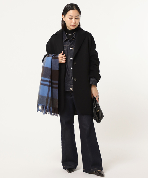 AP STUDIO（エーピーストゥディオ）の「オーバーサイズジャケットコート（チェスターコート・レディース・ブラック/カーキ・38/36）」の16枚目の写真