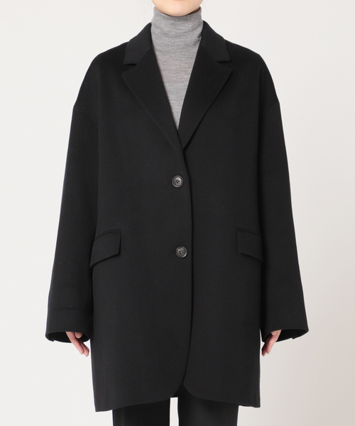 AP STUDIO（エーピーストゥディオ）の「オーバーサイズジャケットコート（チェスターコート・レディース・ブラック/カーキ・38/36）」の19枚目の写真