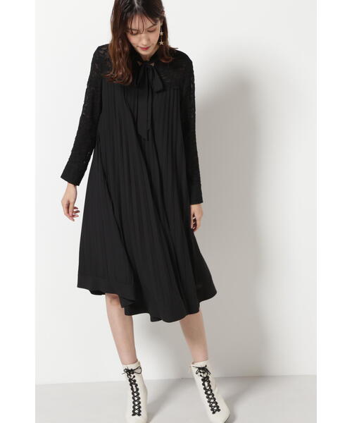 JILL STUART（ジルスチュアート）の「◆モニカワンピース（ワンピース・レディース・ブラック/ピンク・2/0）」の6枚目の写真