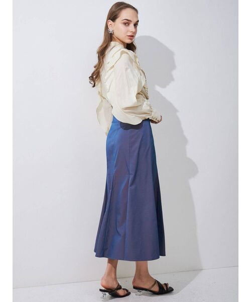 MERCURYDUO(マーキュリーデュオ)の「【To/】タックフリル配色ブラウス(シャツ/ブラウス・レディース・オフホワイト/ライトブルー/ベージュ・FREE)」の17枚目の写真