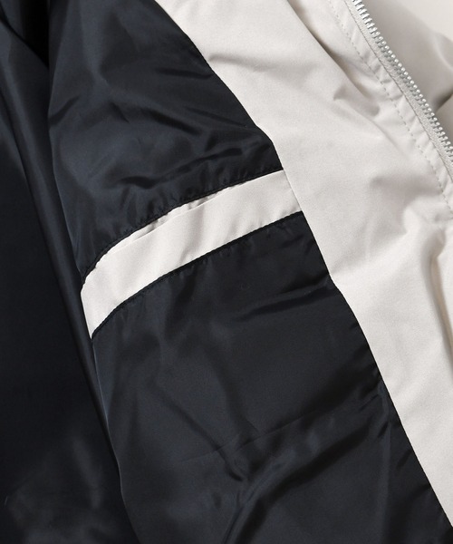 おしゃれスタ（オシャレスタ）の「ポリストレッチビッグサイズ中綿ショートブルゾン【IR】 オーバーサイズ メンズ レディース（ブルゾン・メンズ・ブラック/グリーン/ベージュ・L/XL/M）」の12枚目の写真