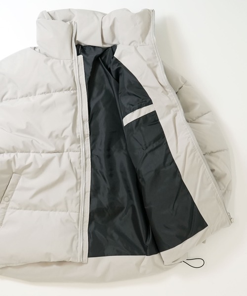 おしゃれスタ（オシャレスタ）の「ポリストレッチビッグサイズ中綿ショートブルゾン【IR】 オーバーサイズ メンズ レディース（ブルゾン・メンズ・ブラック/グリーン/ベージュ・L/XL/M）」の17枚目の写真