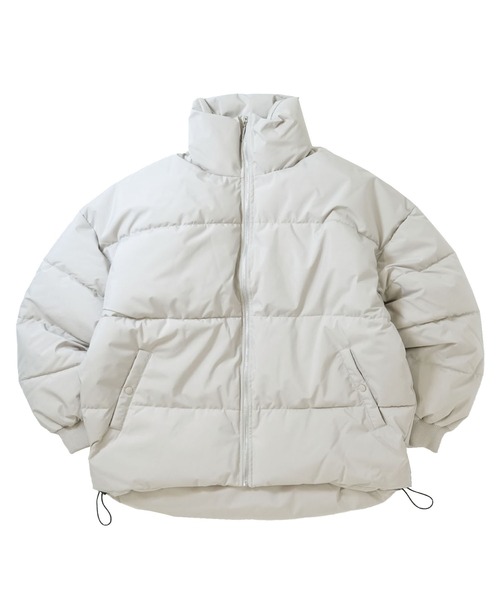 おしゃれスタ（オシャレスタ）の「ポリストレッチビッグサイズ中綿ショートブルゾン【IR】 オーバーサイズ メンズ レディース（ブルゾン・メンズ・ブラック/グリーン/ベージュ・L/XL/M）」の4枚目の写真